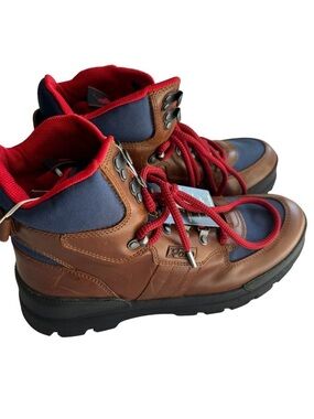 Polo by Ralph Lauren Men's Oslo Brown and Red Boots